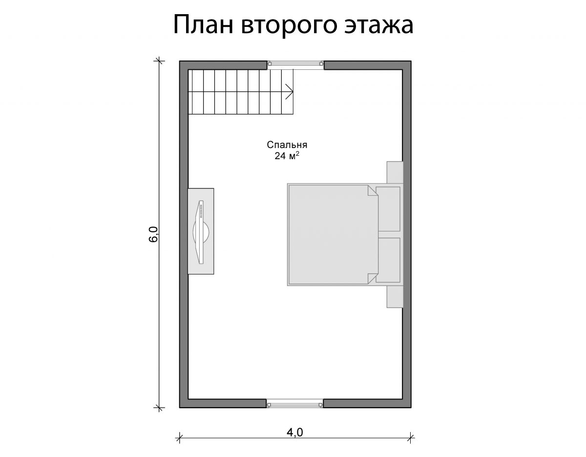 Дом из бруса 6х6 «Ярослав»2